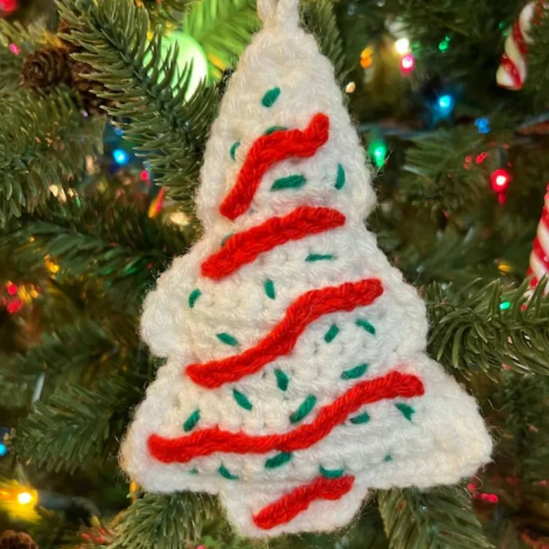 

Christmas Handmade Ornament Hanging Home Handmade Knitting Christmas Hanging Christmas Tree Decoration New Year Gift Christmas