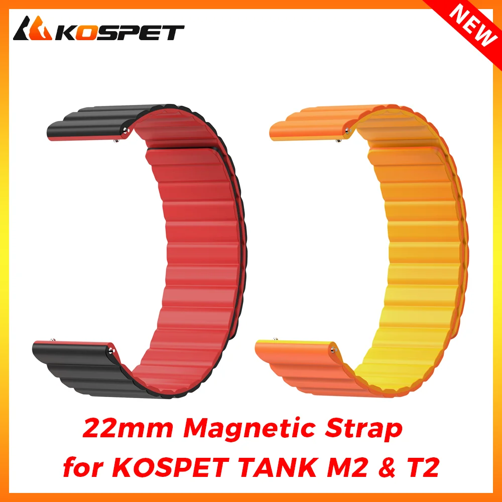 

Original KOSPET 22mm Magnetic Strap For TANK T2 & TANK M2 Smartwatch Watch Band Men Sport Wrist Bracelet Smart Watch Accessory