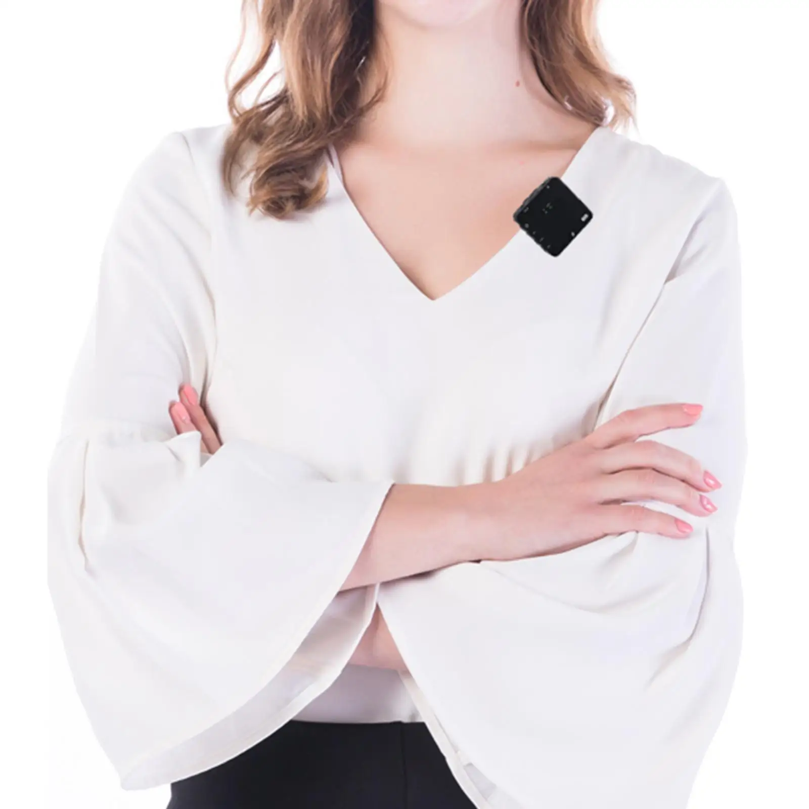 

Беспроводной петличный микрофон, профессиональный квадратный фотоприемник для камеры, ноутбука, интервью, подкаста, смартфона