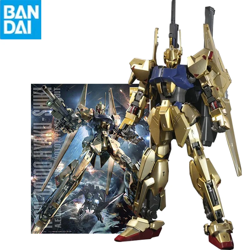 

Bandai Gunpla Hguc 200 Hg 1/144 Msn-100 Gundam Hayaku Shiki Revive Assembled Model Movable Joints Collectible Models Kids Gift