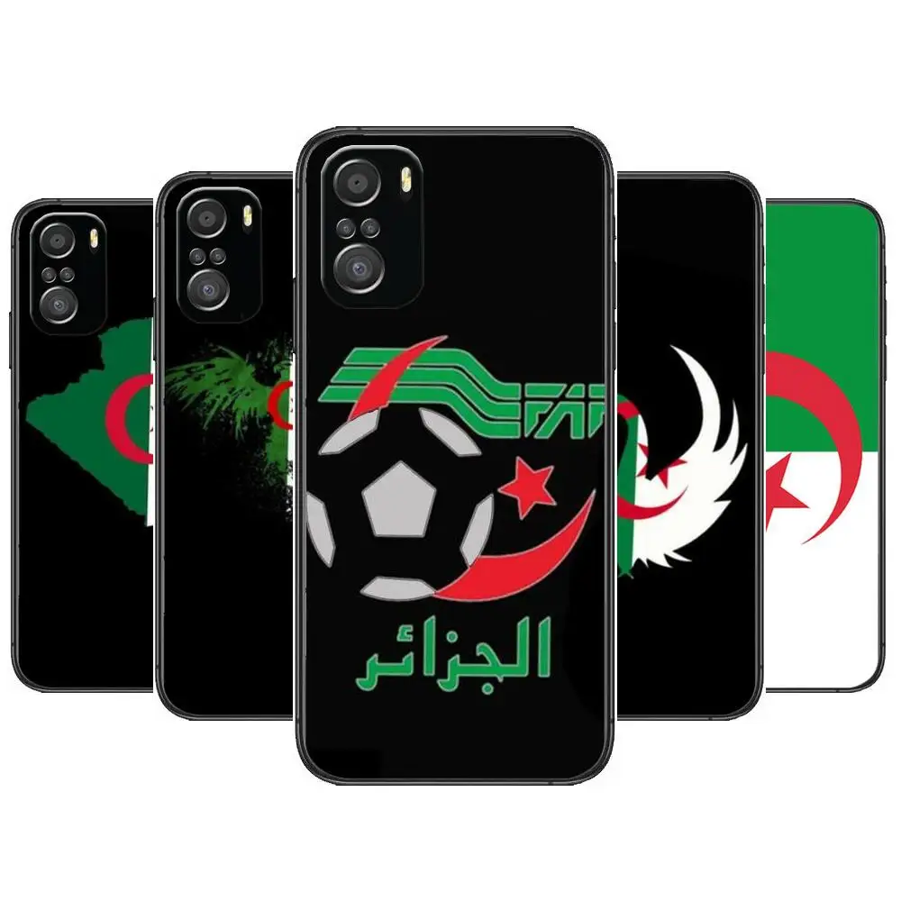 

Algerian Algeria Passport Phone Case For xiaomi redmi 11 Lite pro Ultra 10 9 8 MIX 4 FOLD 10T Black Cover Silicone Back Prett
