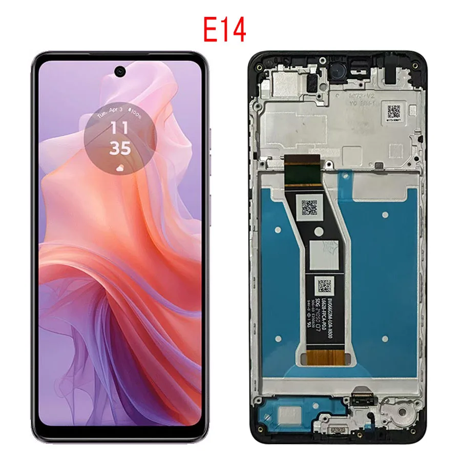 6 56 ''для Motorola Moto E14 ЖК-экран сенсорная панель дигитайзер запасные части для