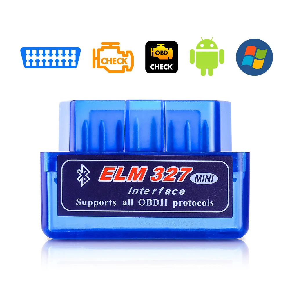 

Мини-сканер OBD V2.1 ELM327 OBD2, Автомобильный сканер OBDII 2, автомобильный тестер ELM 327, диагностический инструмент для Android, Windows, Symbian