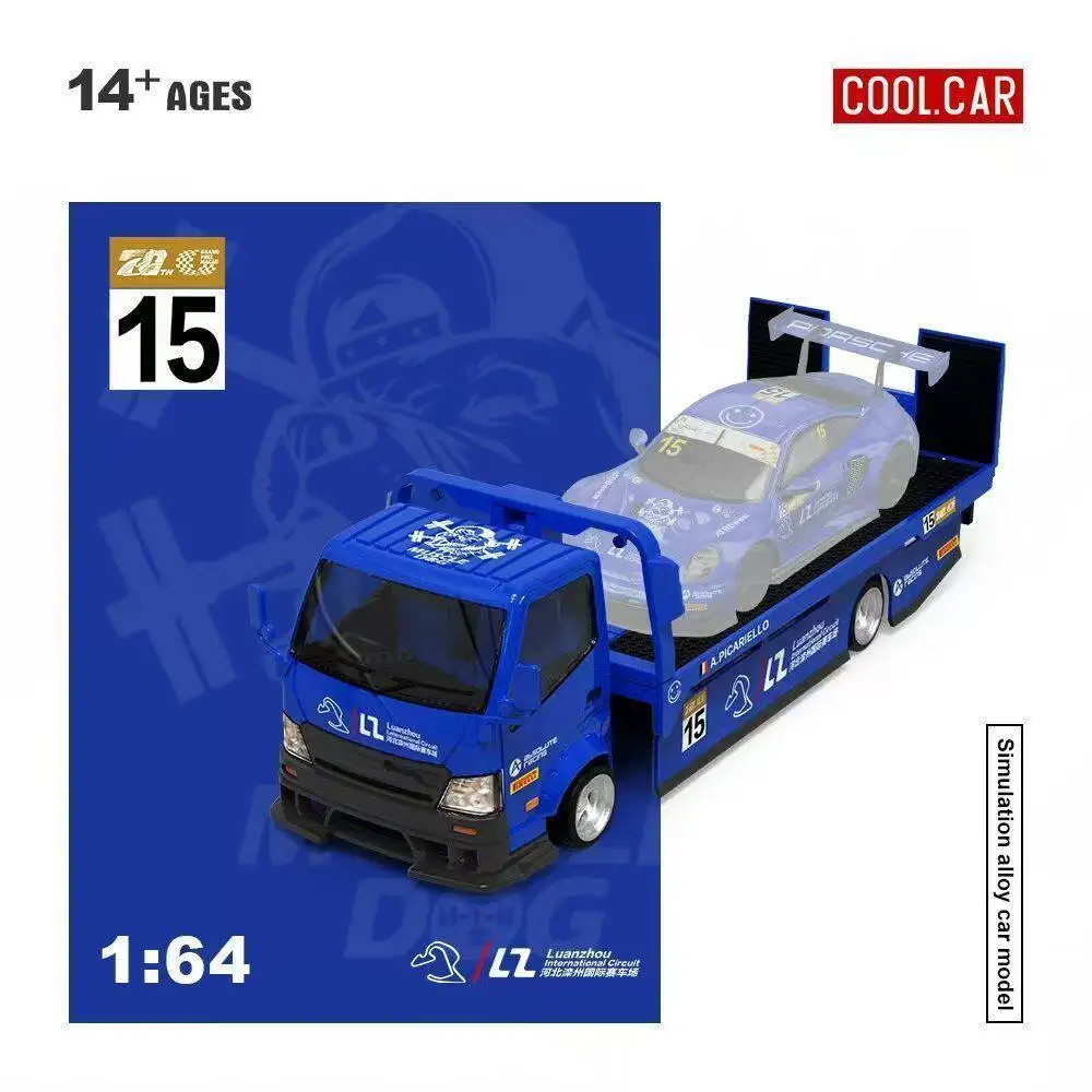 Фото Модель грузовика-платформы H300 в масштабе 1:64 (Diecast CC) # Модель автомобиля из сплава 15 Alloy №1