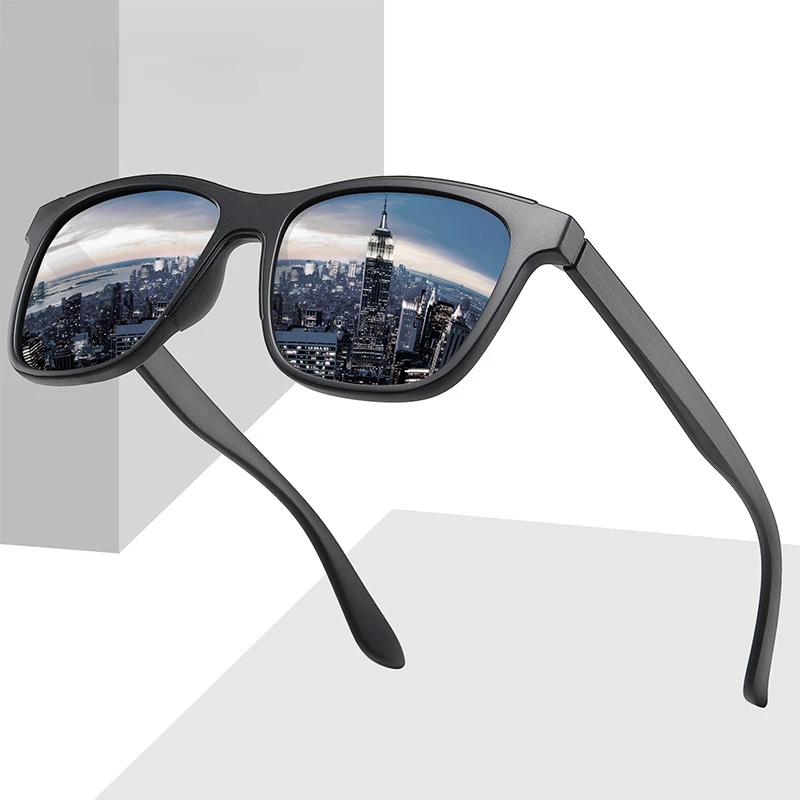 

Поляризованные солнцезащитные очки TR90 для мужчин, 100 -125 -150, мужские Оптические очки по рецепту для близорукости, дальнозоркости + 175 + 200 + 225
