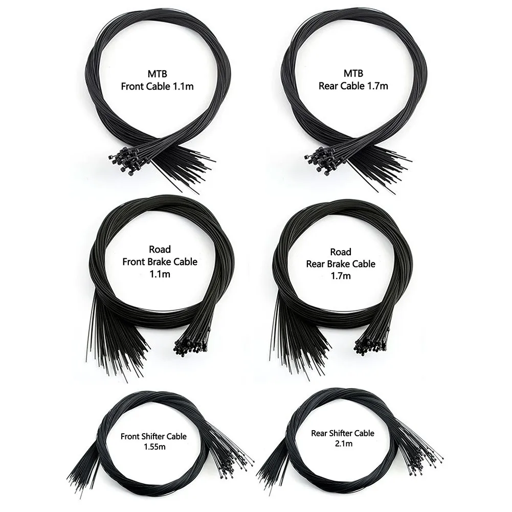 

MTB Bike Brake Cable Coated Stainless Steel Mountain Road Folding Bicycle Transmission Stainless Steel Wire Core Cycling Parts
