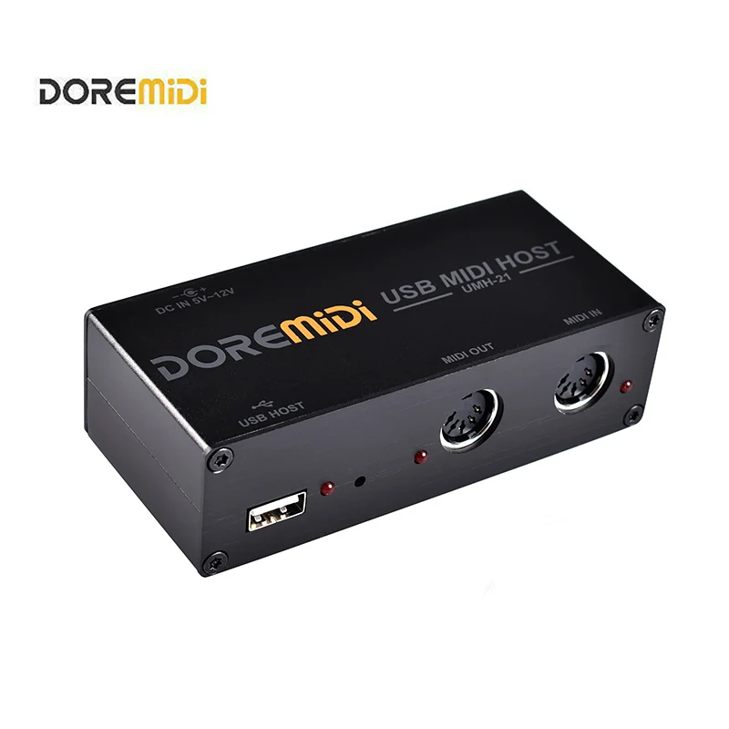 DOREMiDi высокоскоростной USB MIDI-хост-бокс миди-хост к миди-конвертеру UMH-21 |