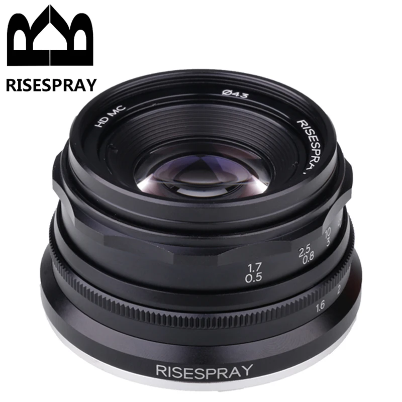 Мини камера видеонаблюдения RISESPRAY 35 мм F1.6 поколение 5 ручной фокус MF основной