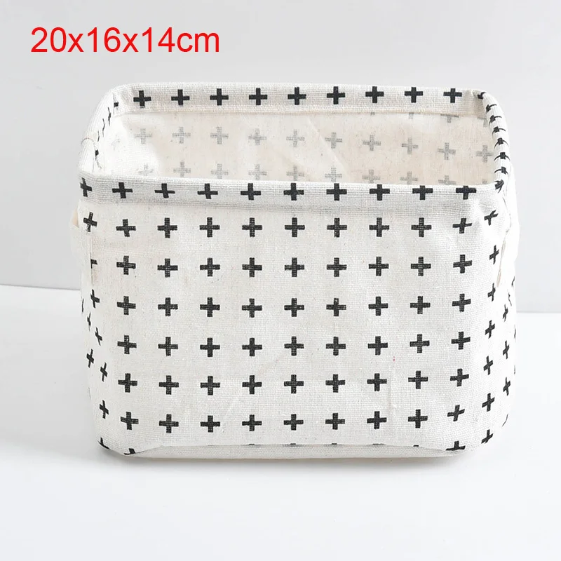 

Складная корзина для игрушек TAANY из хлопка и льна