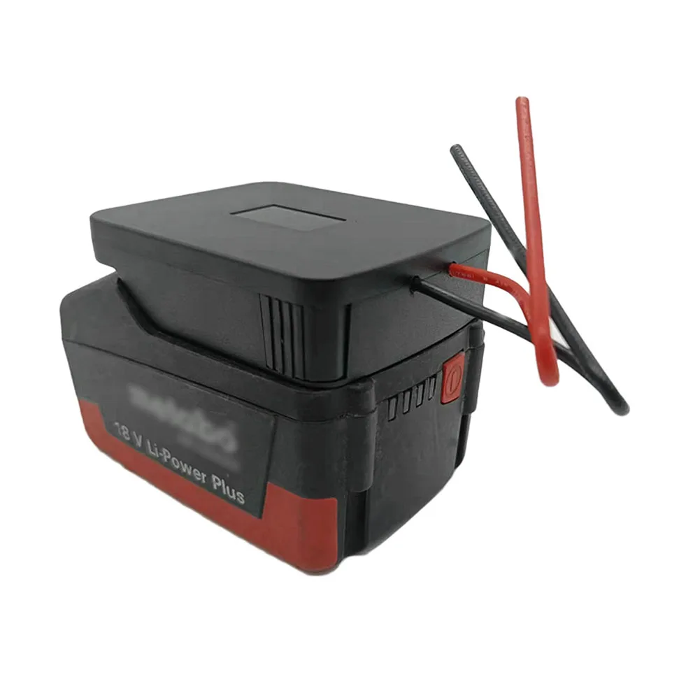 

Adaptor Battery Adapter Dock For Metabo 18V Li-ion Battery 321000480 625367000 625368000 Black Compatible With