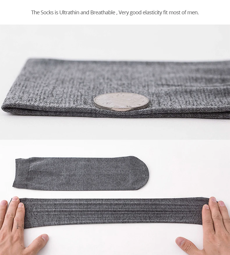 10Pairs Men Socks Sweat Absorption Deodorant Ultra-Thin Breathable Silk Long Sock Bamboo Fiber Summer Spring Sports Socks