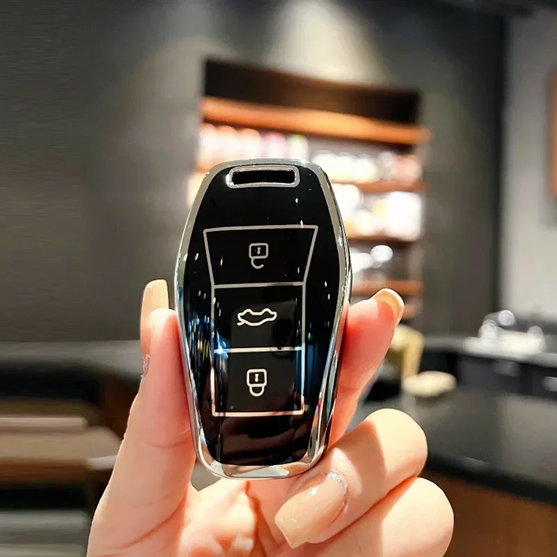 

Чехол для ключей из ТПУ с полным покрытием для JAC X4 X6 X7 X8 A5 — противоударный защитный чехол для ключей черного, белого, серого, фиолетового цвета