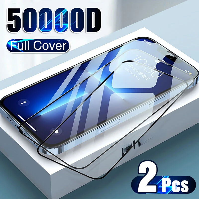 

Full Cover Tempered Glass On the For iPhone 13 12 11 Pro Max Screen Protector On iPhone X XR XS Max 7 8 6 6s Plus SE Glass