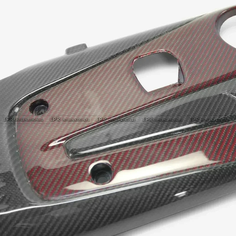 Крышка двигателя для Honda 11th Civic Type-R FL5 OE тип настоящая красная углеродная крышка