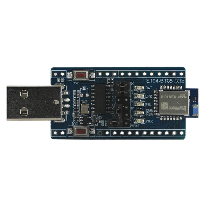 2,4 ГГц USB для TTL тестовой платы TLSR8266 Bluetooth беспроводной модуль E104-BT05-TB 8dBm UART SMD IO порт последовательной передачи данных PCB антенна