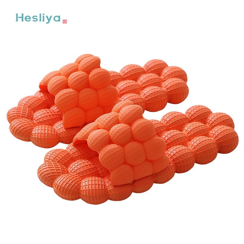 

Bubble Slides Women's Slippers Flip Flop Soft Massage Sole Shoes Summer Women Sandals Indoor Bathroom Comfort Net Red Slides