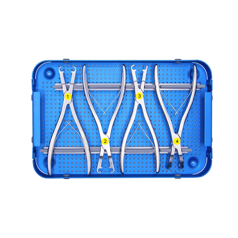 

High Quality Trauma Plates Implants Orthopedic Surgical Instruments Rib Plates Instrument Set