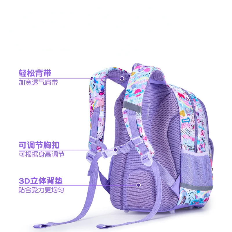 Children School Bags for Girls Orthopedic Backpack Kids princess Backpack schoolbag Primary School backpack Kids Satchel mochila