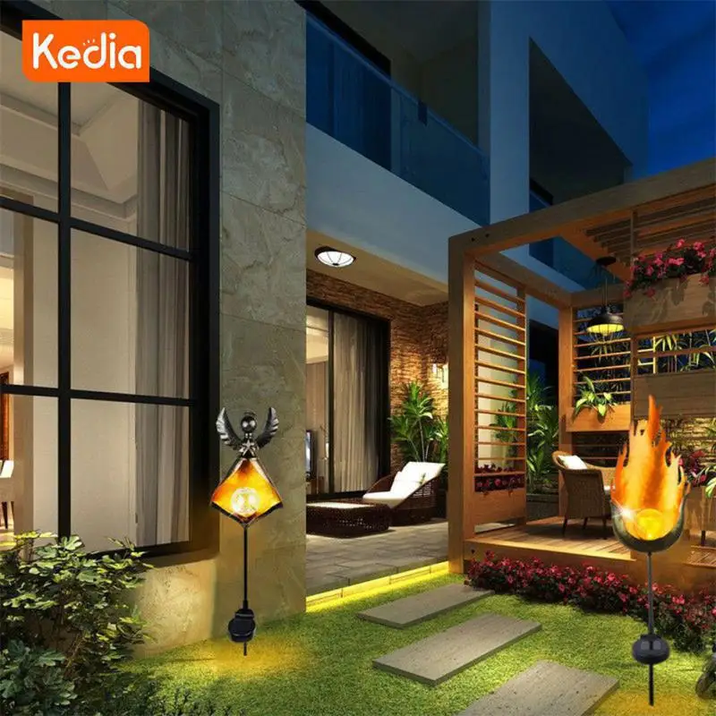 

LED Flame Effect Light Outdoor Waterproof Landscape Lights Solar Decoration Lamp For Walkway Lawn Garden Decoration