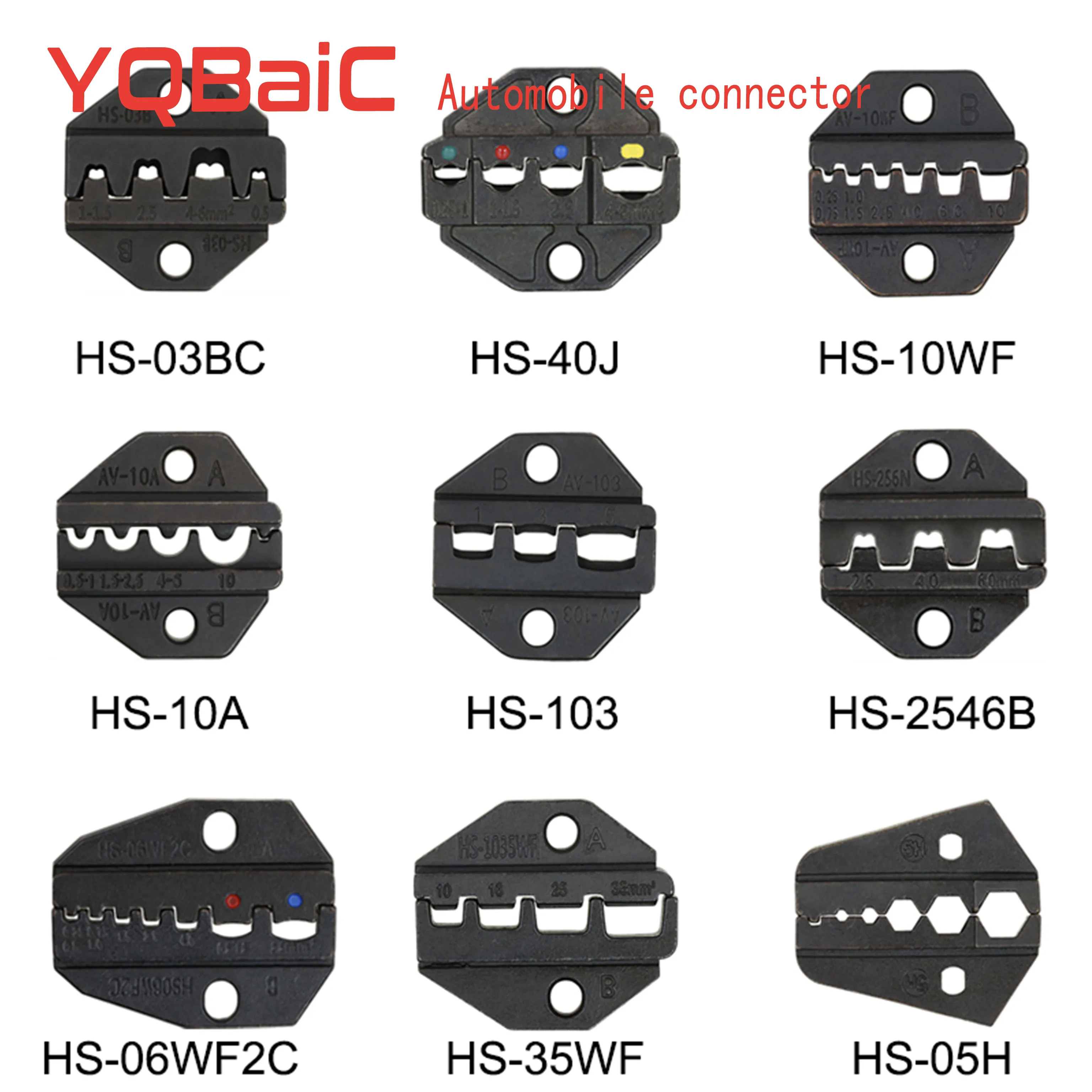 Обжимные клещи с внутренней рукояткой/40J/10WF/10A/103/2546B/35WF/05H/06WF2C для плоскогубцев 230 мм, штепсельная пружина и ОБЖИМНАЯ деталь