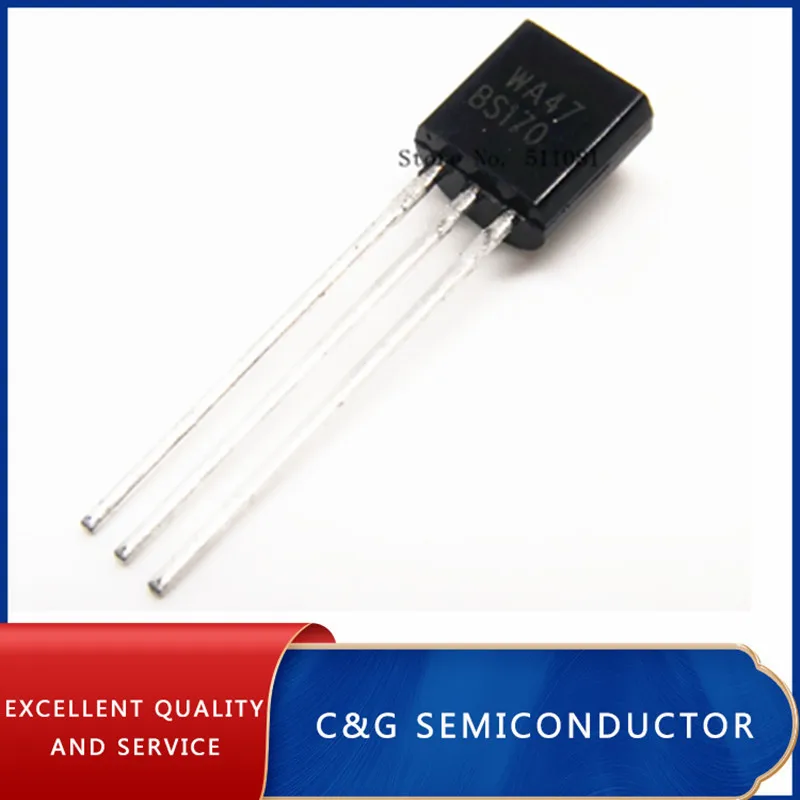 50 шт. BS170 MOSFET N-Channel 60V 50mA TO-92 ORIGNAL | Электронные компоненты и принадлежности