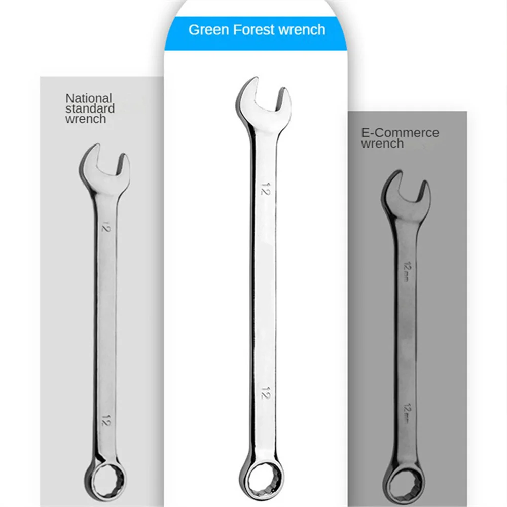 

Набор комбинированных ключей с храповым механизмом, универсальный двухцелевой привод 8-17 мм для ремонта приводного вала, ручные инструменты, гаечный ключ с открытым концом, высокое качество