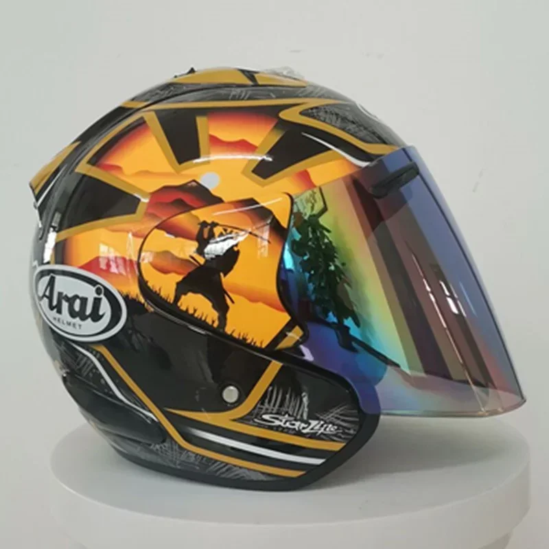 

Шлем мотоциклетный с открытым лицом, 3/4