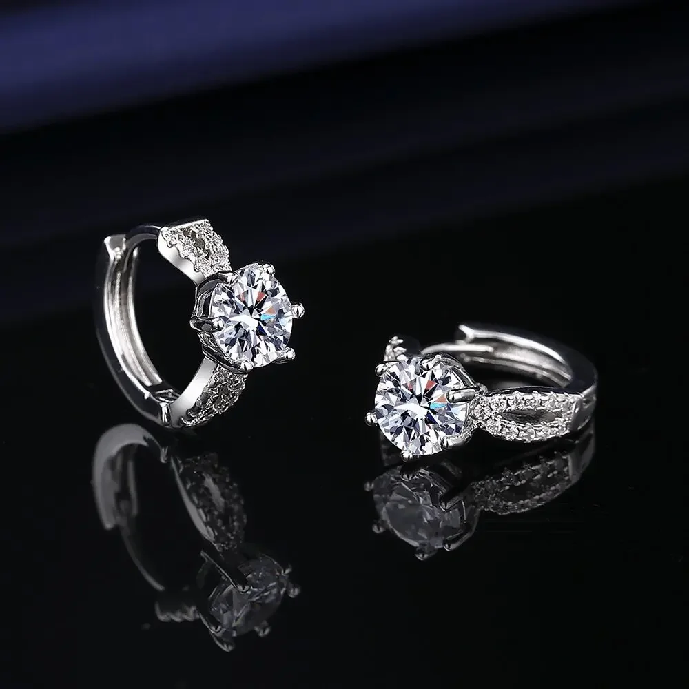 Милые простые Стильные серьги для девочек маленькие минималистичные с цирконием