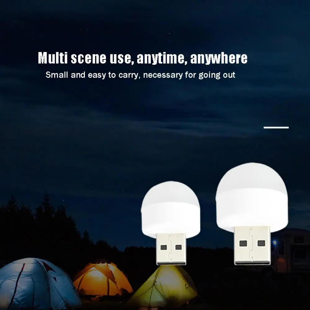 

Светодиодная лампа с USB-разъемом, светильник с внешним аккумулятором для кемпинга, маленькие книжные лампы, светильник для чтения с защитой ...