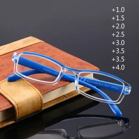 2022 new square reading glassses ultralight presbyopia eyeglasses for men women presbyopic eyewear portable gafas 1 0 to 4 0