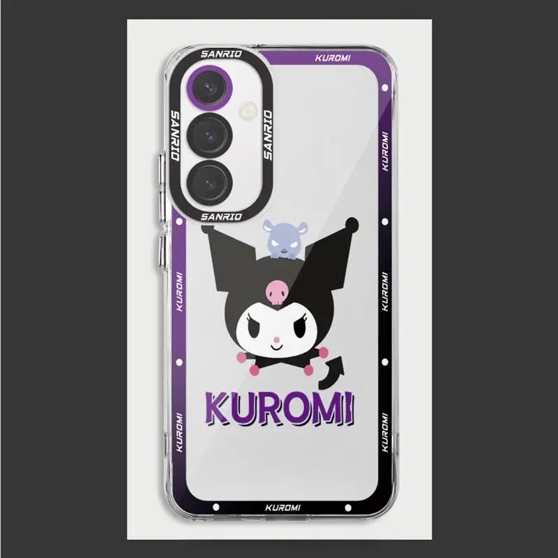 Японский мультяшный чехол для телефона Kuromi Pochaco Samsung A55 5G A25 A22 A15 A34 A14 A71 A52 A50 A12 A13 A32