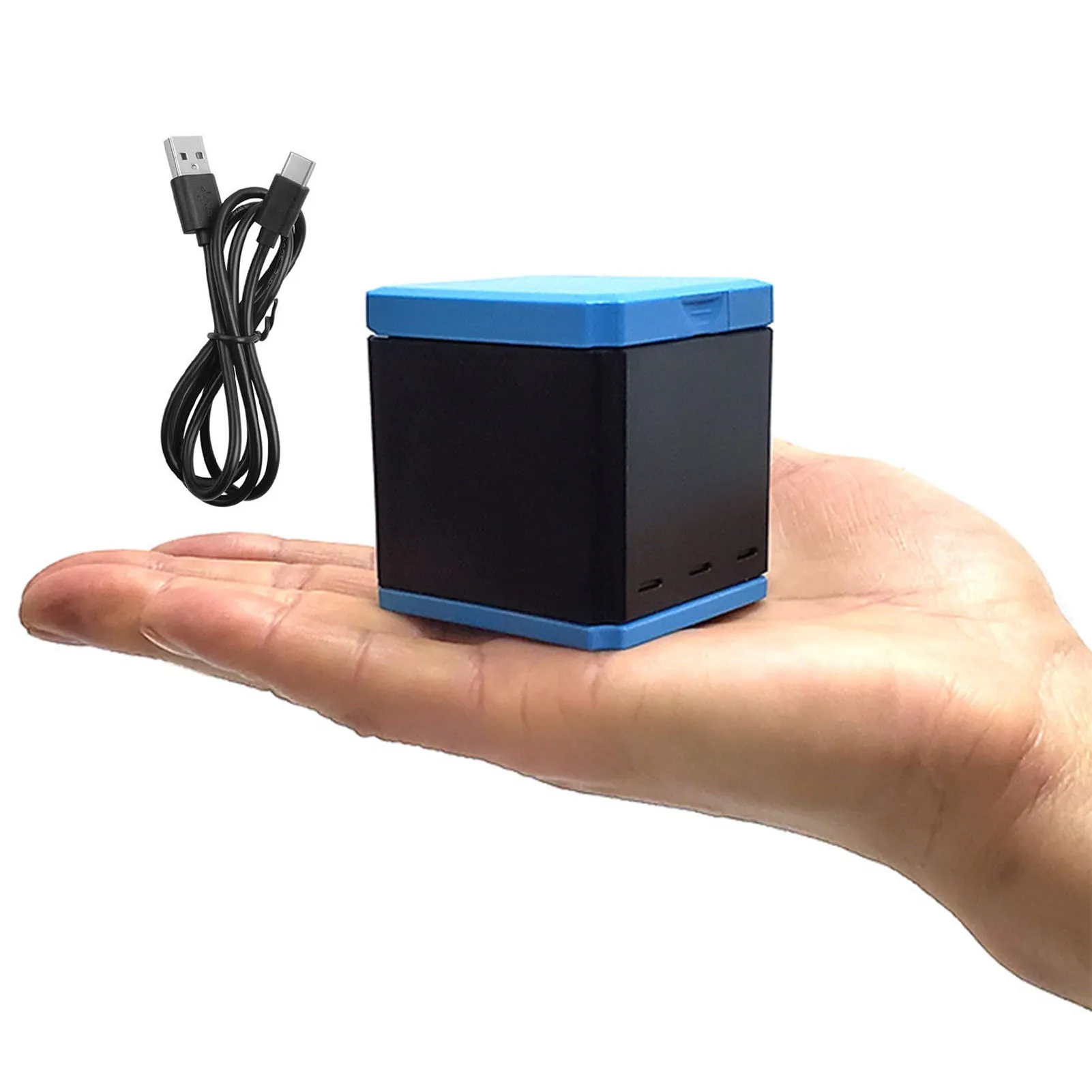 

Зарядное устройство для аккумуляторов для Go Pro Hero 10 Hero 9, черный с высоким USB-портом Тип C, чехол для переноски для Go Pro9 10, Оригинальные аккумуля...
