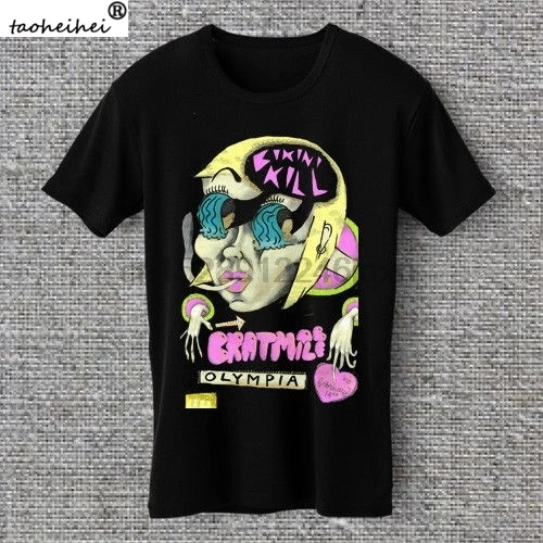 Забавные футболки бикини Kill Bratmobile Olympia райот Grrrl The Julie в стиле руин 2019 |
