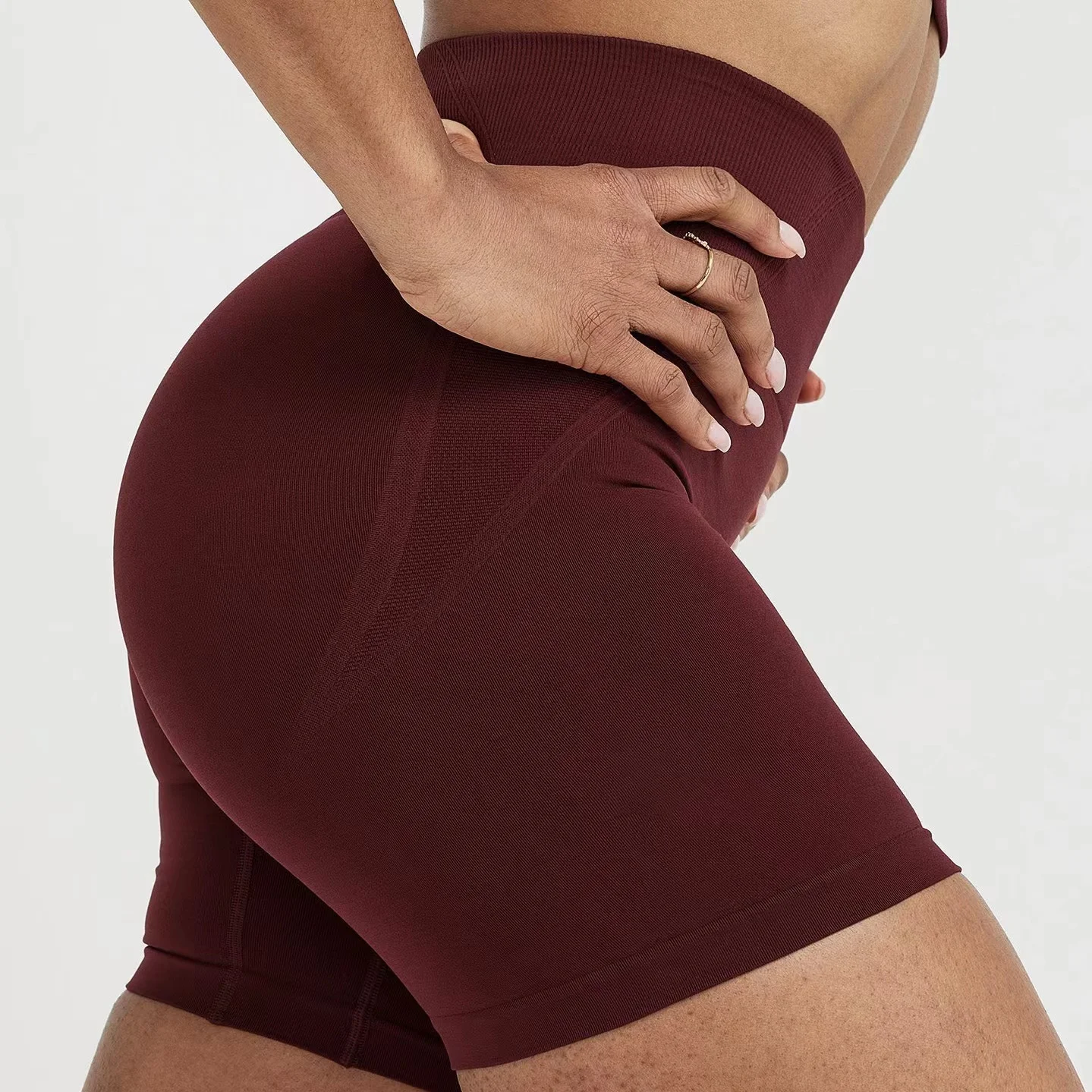 Oneractive Effortless Seamless Shorts Women Running Sport Push Up Workout Yoga Shorts High Waisted Fitness Biker GYM Shorts