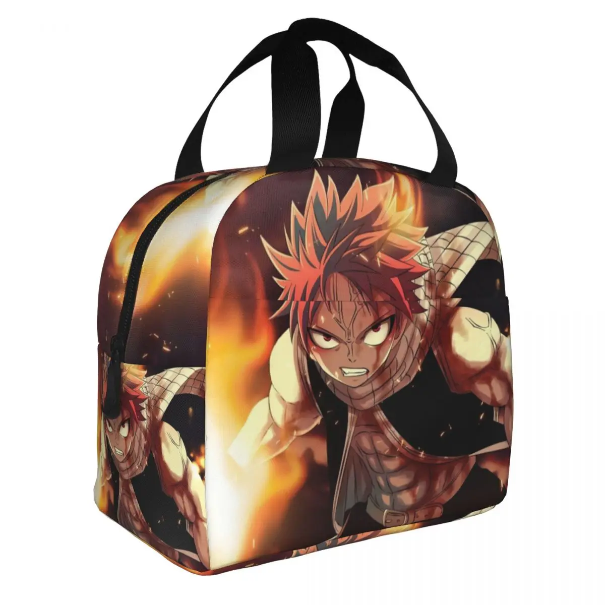Anime - Fairy Tail Lunch Bento Bags Portable Aluminum Foil thickened Thermal Cloth Lunch Bag for Women Men Boy