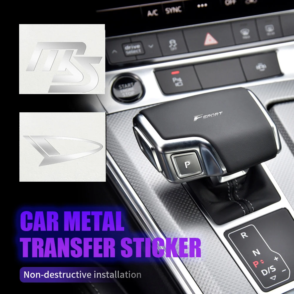 

10pcs 3D Car Styling Interior Nickel Stickers Badges Auto Decoration For LINCOLN Continental Aviatorr Navigator MKZ MKC MKT MKX