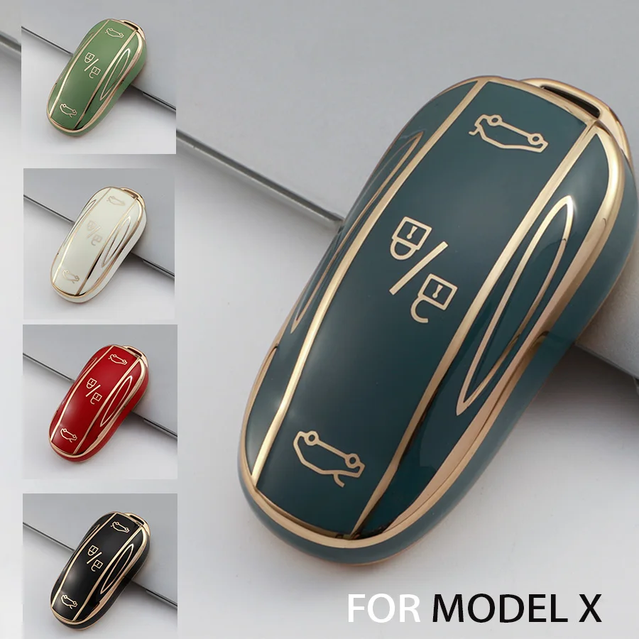 

Мягкий чехол из ТПУ для автомобильного смарт-ключа телефона Tesla Model 3 S X Y, автомобильный удаленный корпус, защитный чехол-держатель для ключа,...