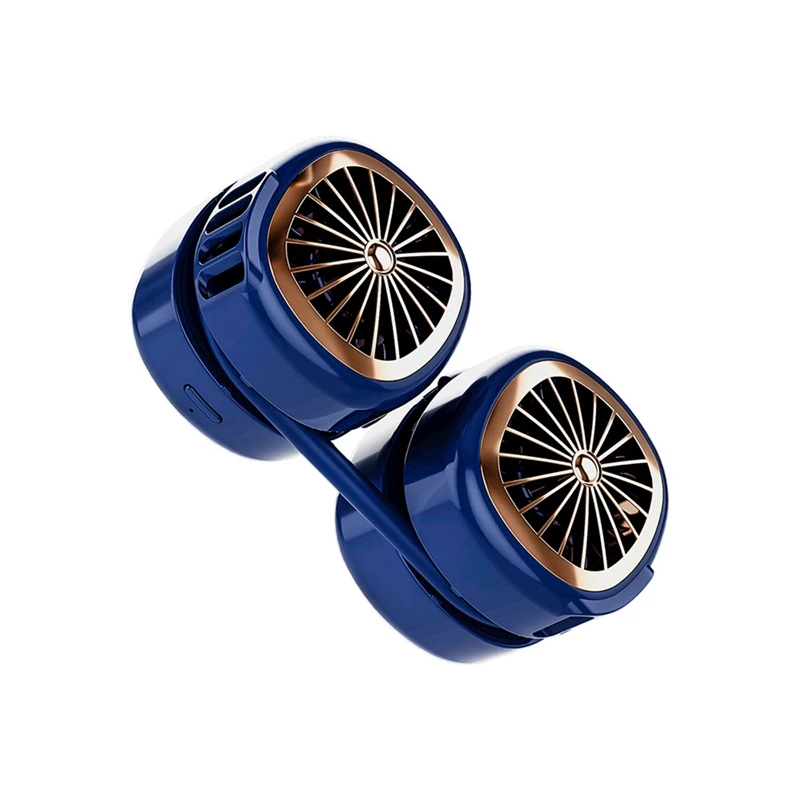 

Mini Neck Fan Portable USB Rechargeable Mute Sports Neckfans For Outdoor Ventilador Portatil Abanicos Cooling