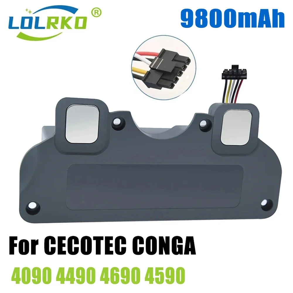 Новый сменный аккумулятор 9800 мАч/12800 мАч для CECOTEC CONGA 4090 4490 4590 4690 аксессуары