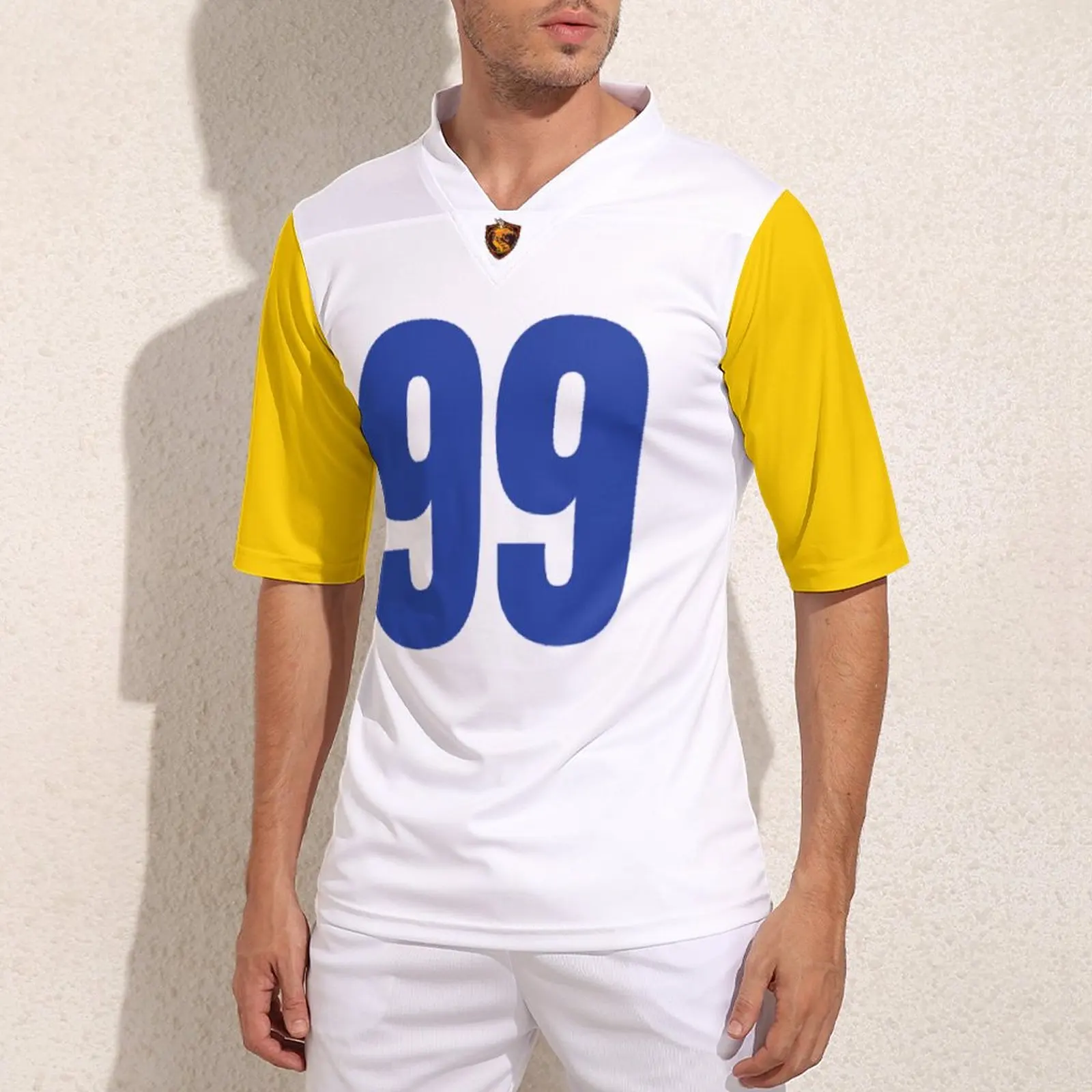 Your Design Los Angeles No 99 Football Jerseys Male Fashion Rugby Jersey Personalization Workout Football Shirt
