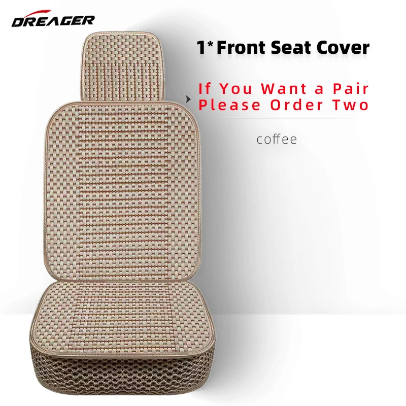 

Универсальный чехол для сиденья из вискозы с имитацией ручного вязания, защитный охлаждающий коврик для переднего сиденья автомобиля, дышащий коврик для кресла