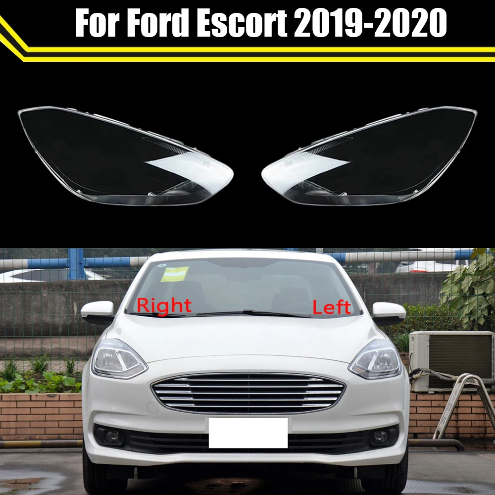 

Car Headlamp Shell Head Light Lamp Shade Transparent Glass Headlight Cover Auto Lens Caps Shell For Ford Escort 2019 2020 Low