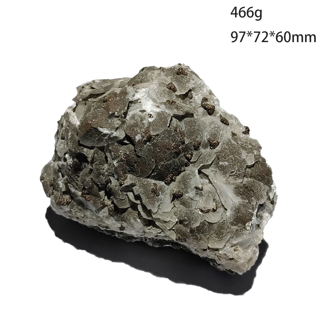 

C6-9B Natural Calcite Pyrite rough specimen stone From Hunan PROVINCE CHINA