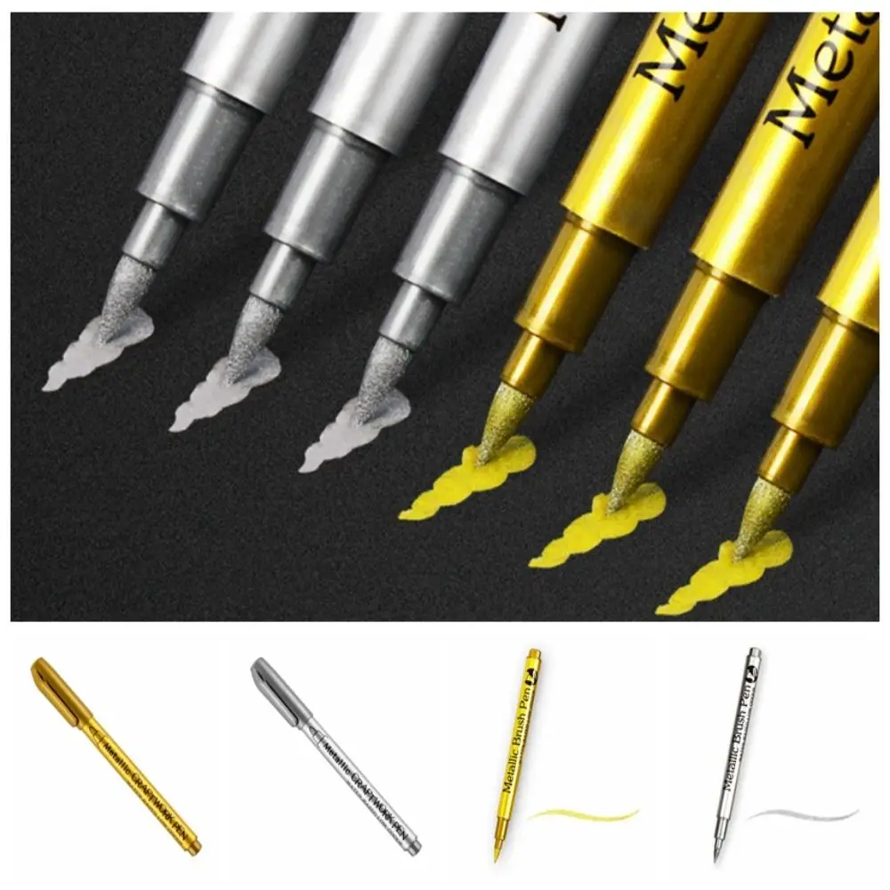 

Ink Is Shiny Metallic Marker Pens Long-lasting Not Fade Paint Marker Pens High Quality Permanent Resin Mold Pen Writing Tools
