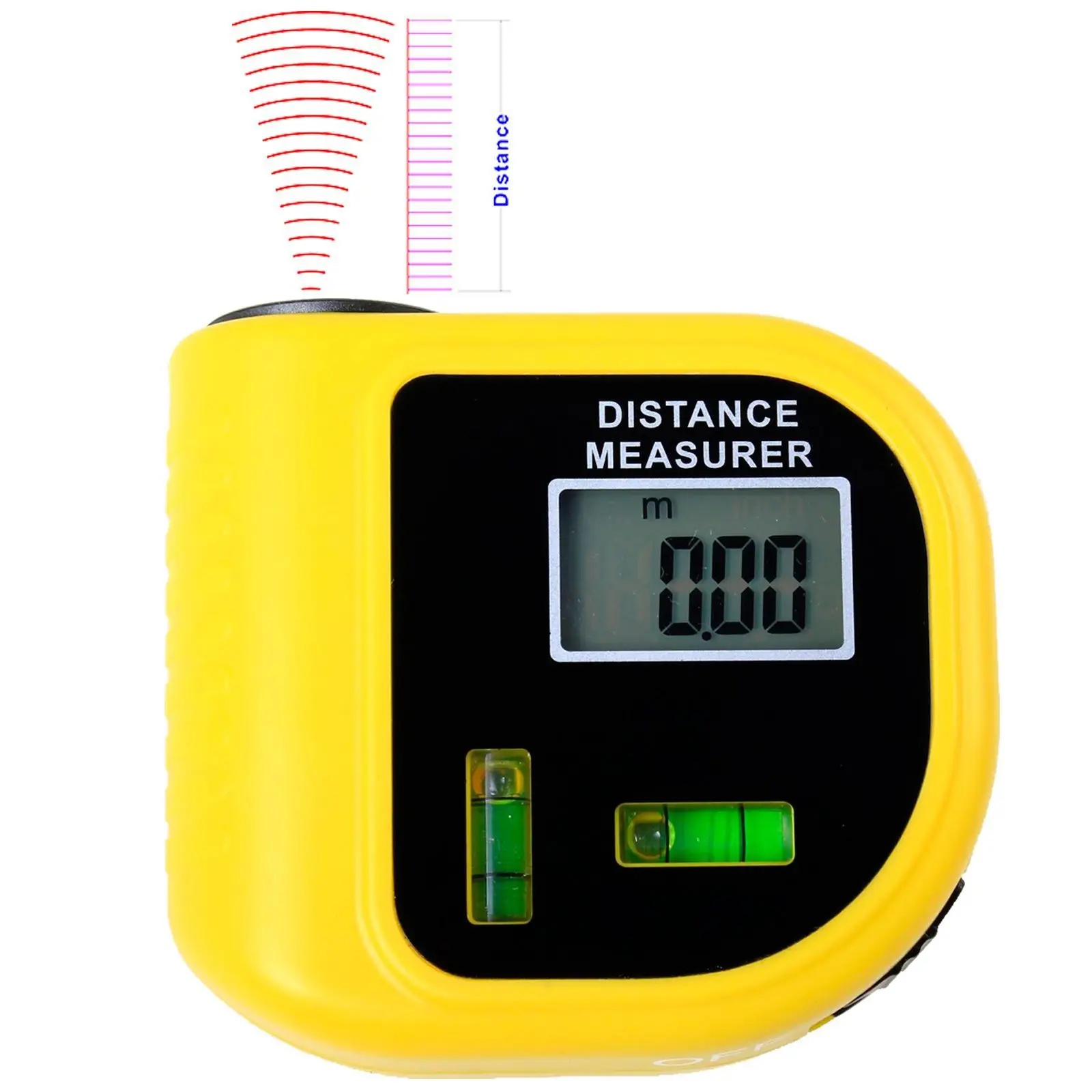 

CP-3010 Laser Measuring Tape portable high-precision horizontal rangefinder mini measurement LCD Display