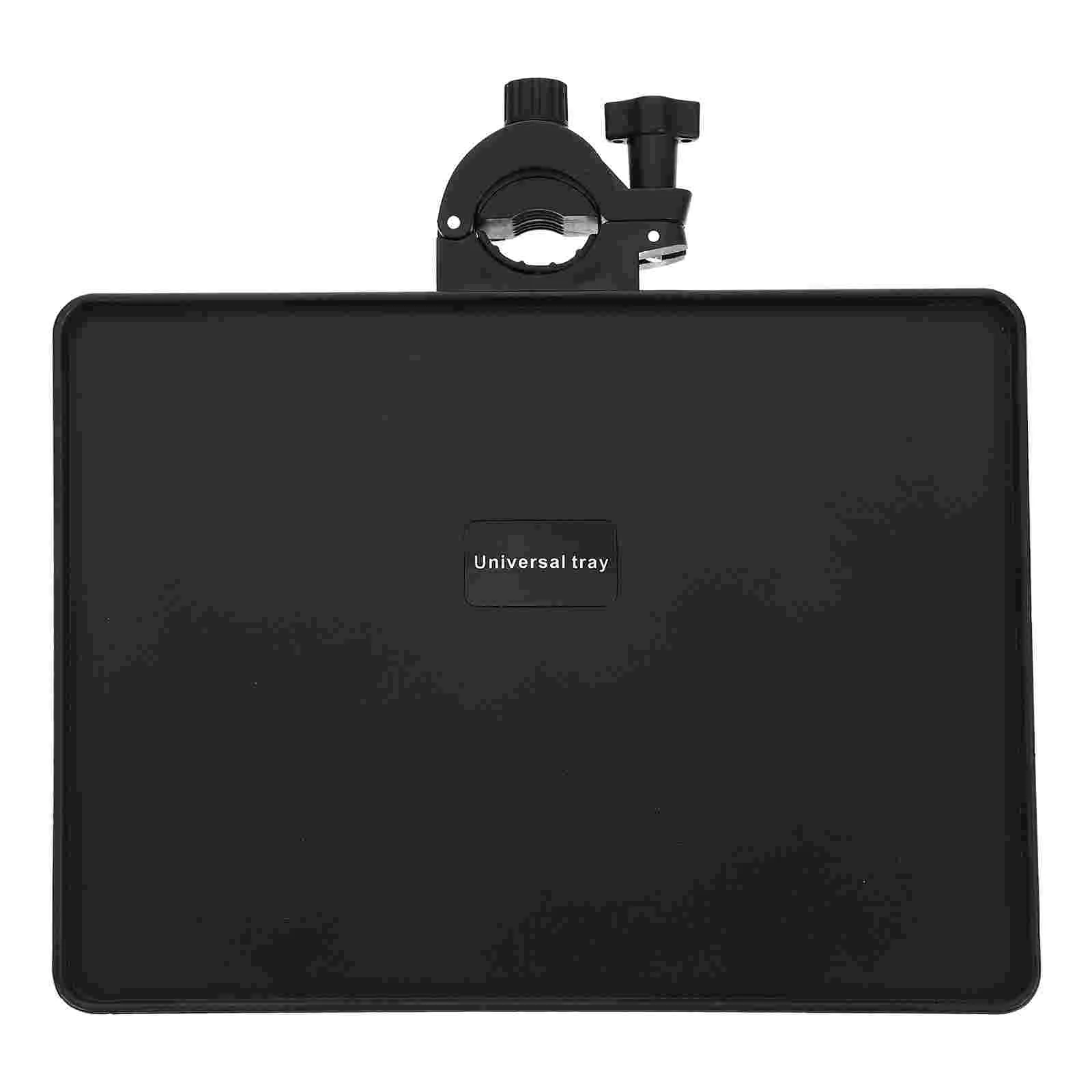 

1pc Plastic Sound Tray Clamp-on Microphone Rack Tray Live Broadcast Sound Holder Shelf