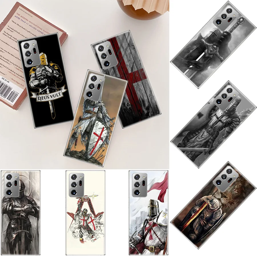 

knights templar tattoo Phone Case For Galaxy A71 A51 5G A41 A31 A21S A11 A01 A70 A50 A40 A30 A14 A20E A10 Samsung A9 A8 Plus A7