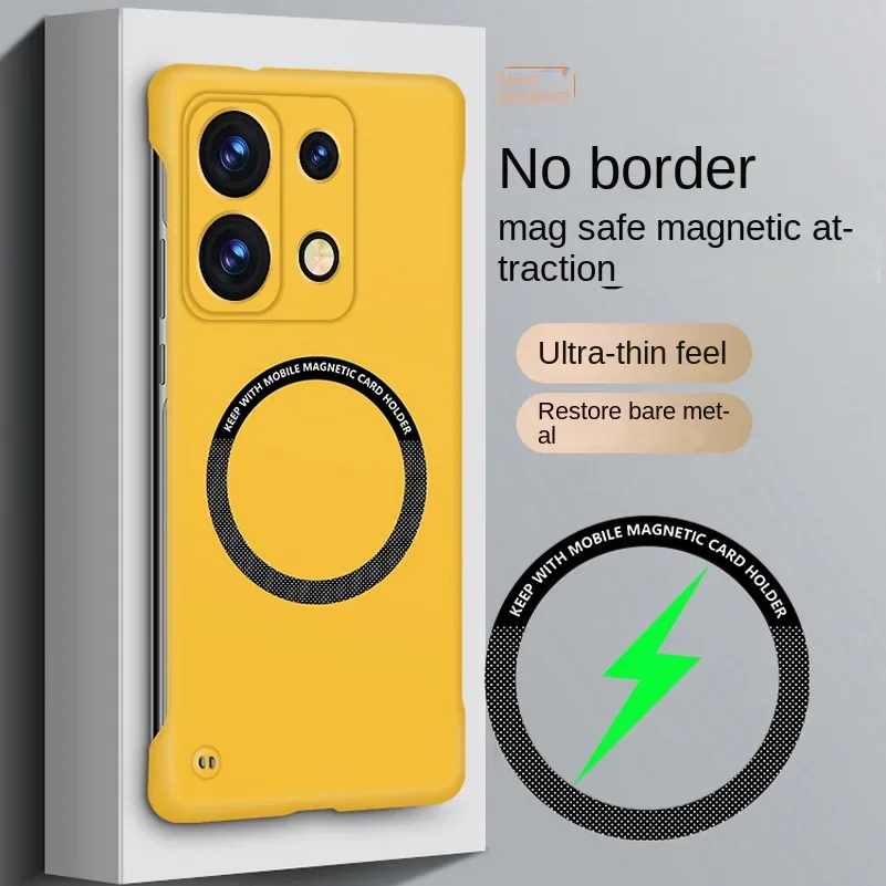 Матовый ультратонкий чехол без рамки из поликарбоната для Xiaomi Redmi Note 13 Pro Plus Note13