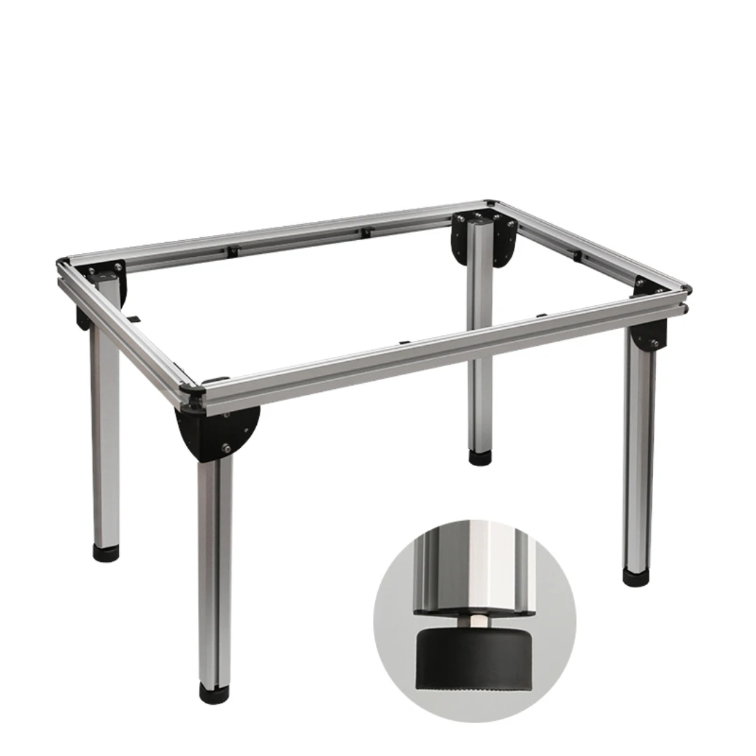 Aluminium Multifunctional Table  Construction (MDF table top not included) W-new 1220*738mm, Assembly Table, Router Table