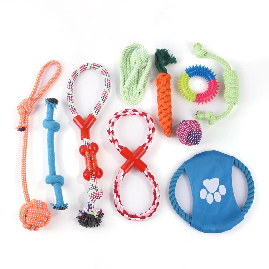 1 шт. набор хлопковых веревок для животных